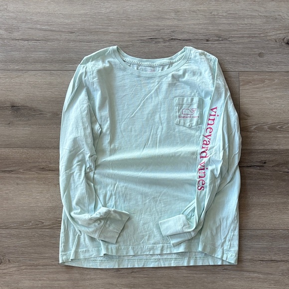 Vineyard Vines Mint Green Long Sleeve Tee - Picture 1 of 3